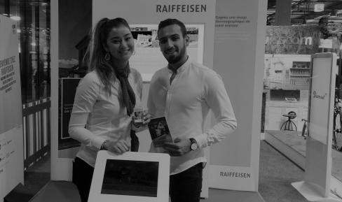 Promotion ENERGY CHALLENGE pour Raiffeisen au comptoir Suisse